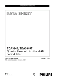 Datasheet TDA3845 manufacturer Philips
